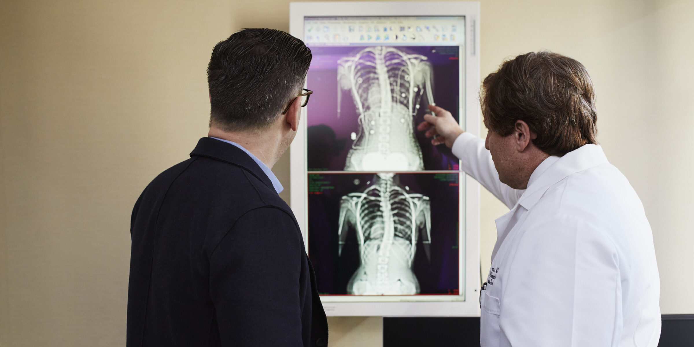 Discussing X-rays to maintain patient relationships